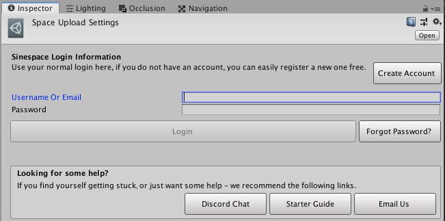 Creator Login Panel