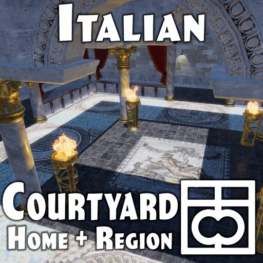 Italian Courtyard Home and Region