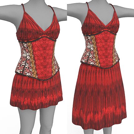 Bettie Outfit in red