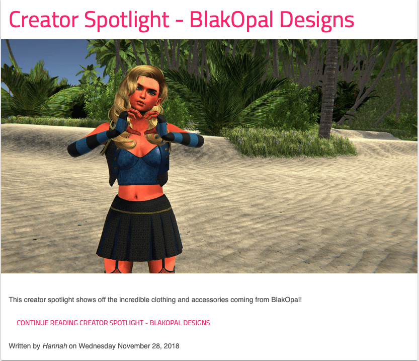 SineSpace Blog Feature