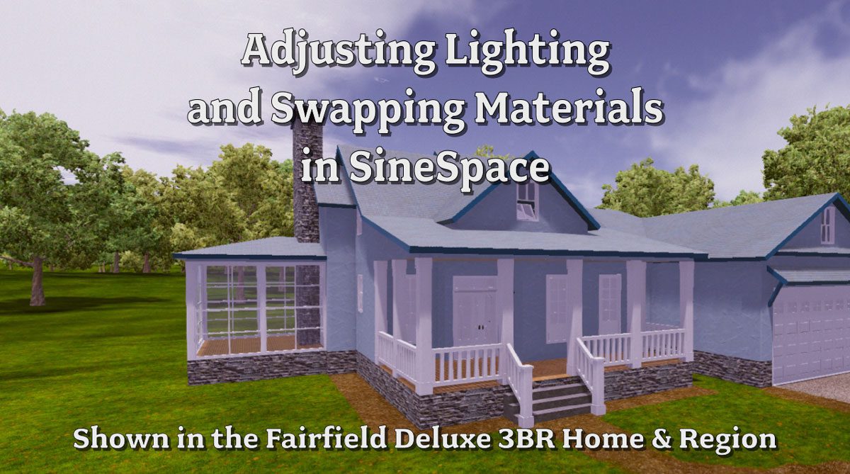 Adjusting Lighting and Materials