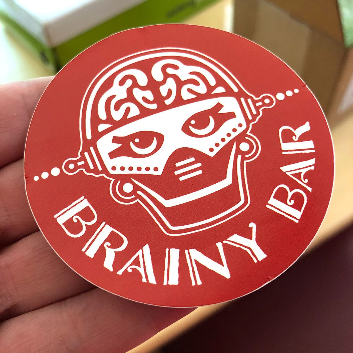 Brainy Bot Sticker
