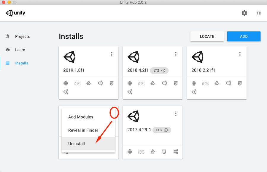 Uninstallation Process