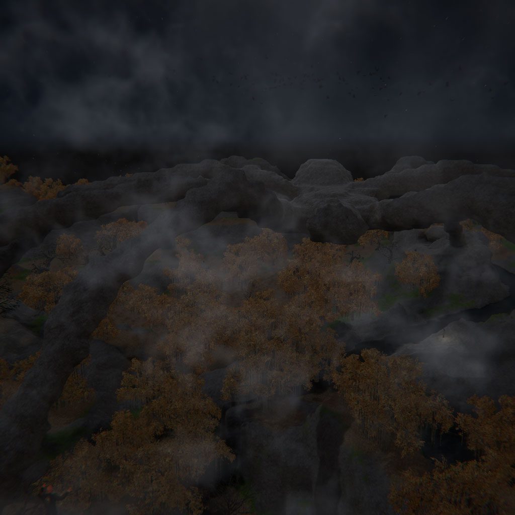 Stone Spider above the Dark Forest