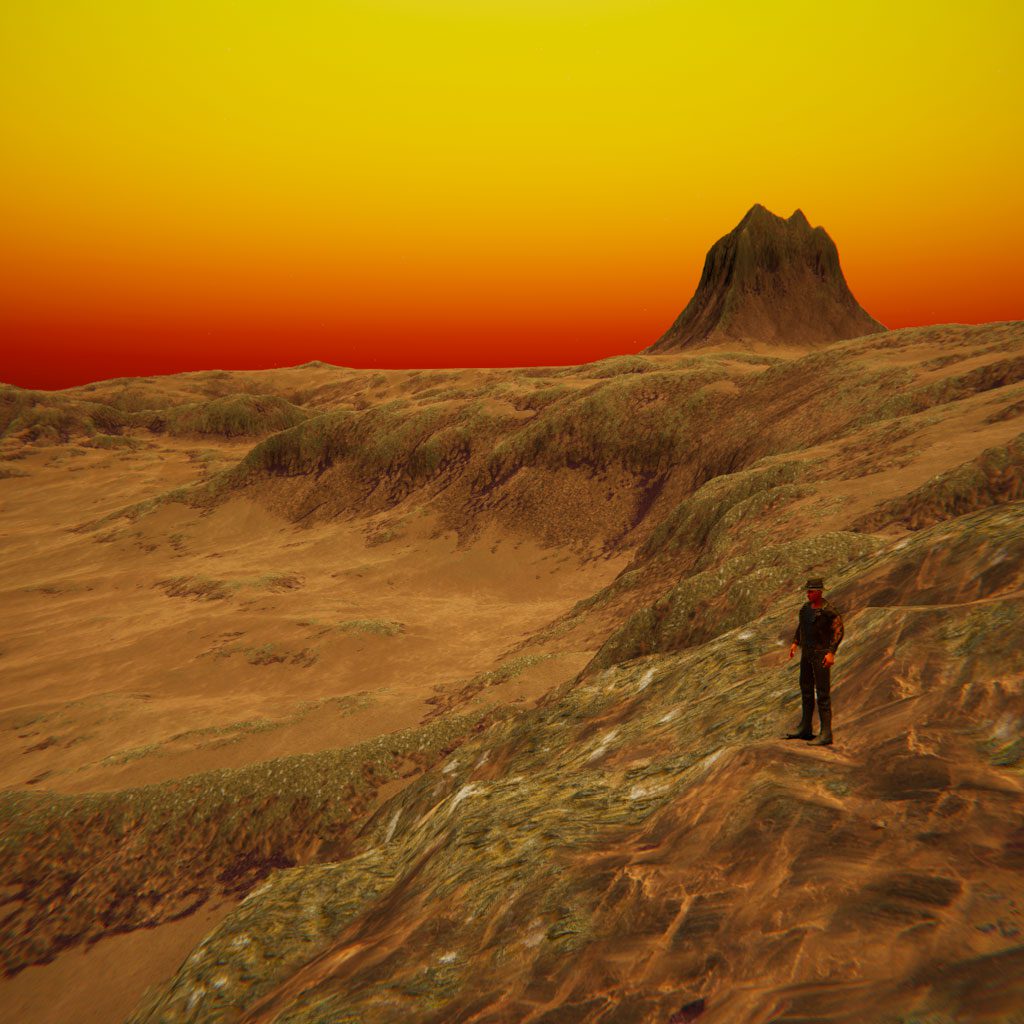 Edge Of A Crater