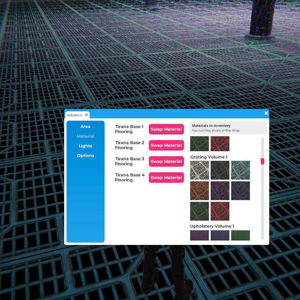 Swappable Materials