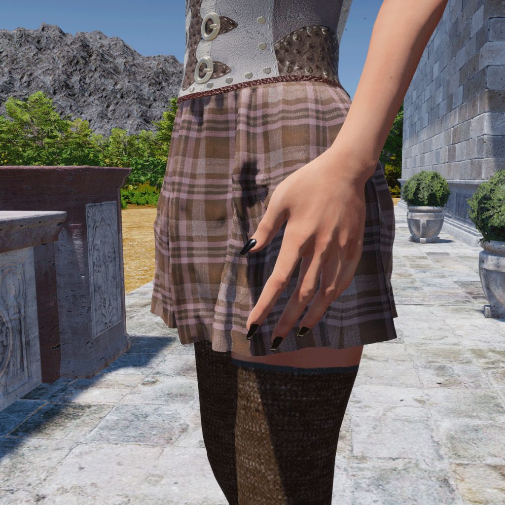 Plaid brown