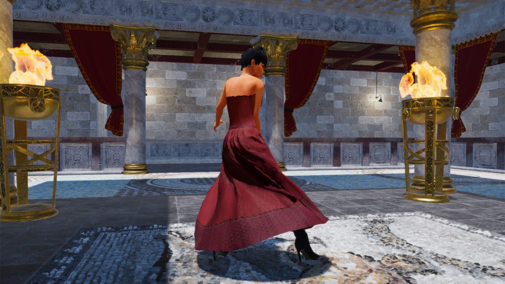 Allegro Gown in Motion