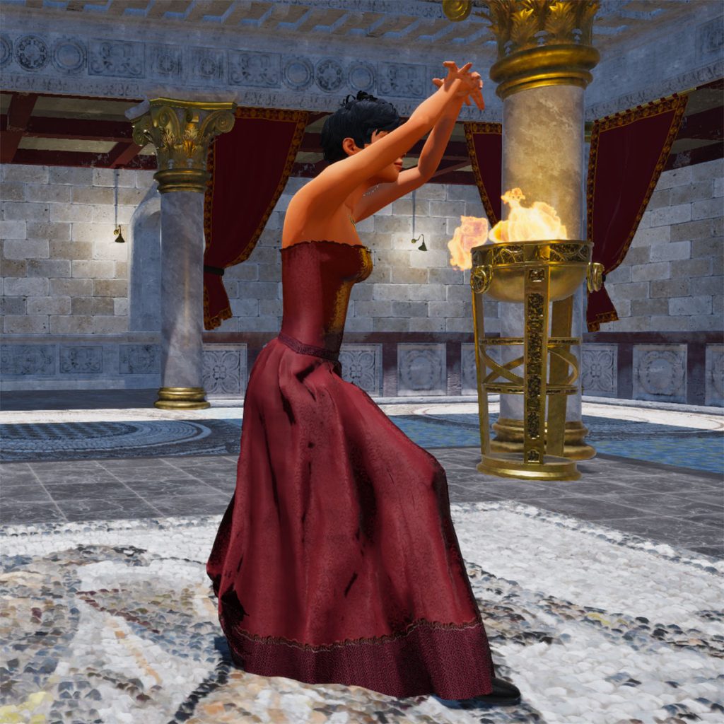 Allegro Gown in Motion
