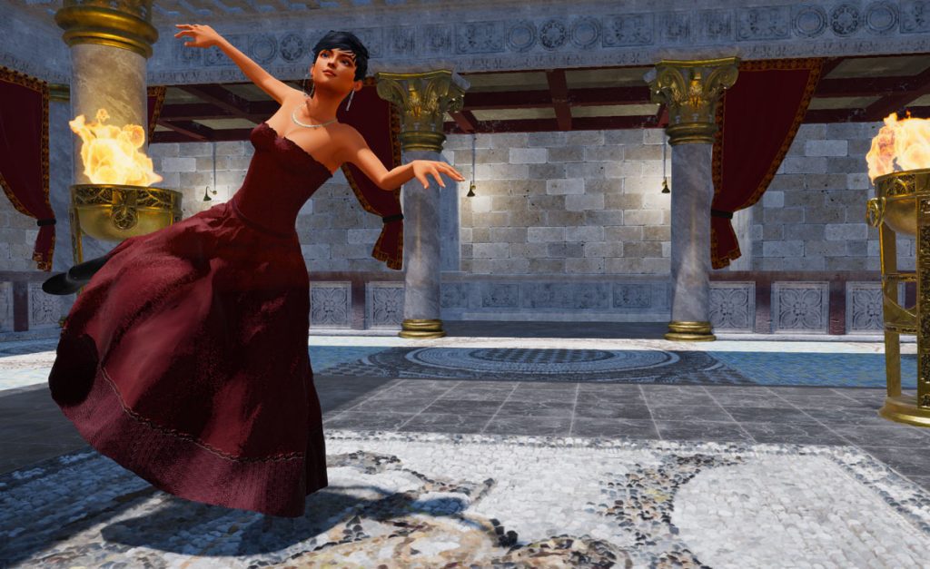 Allegro Gown in Motion