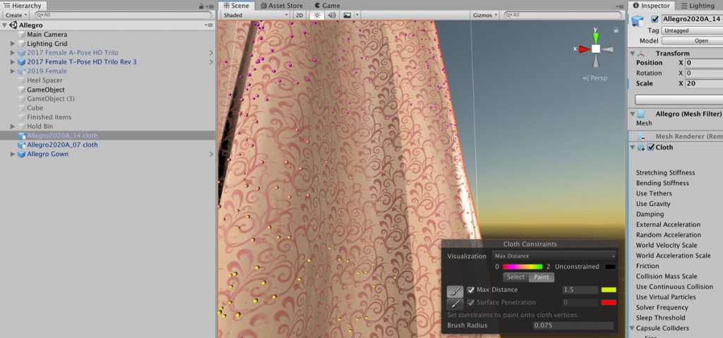 Allegro Gown BTS